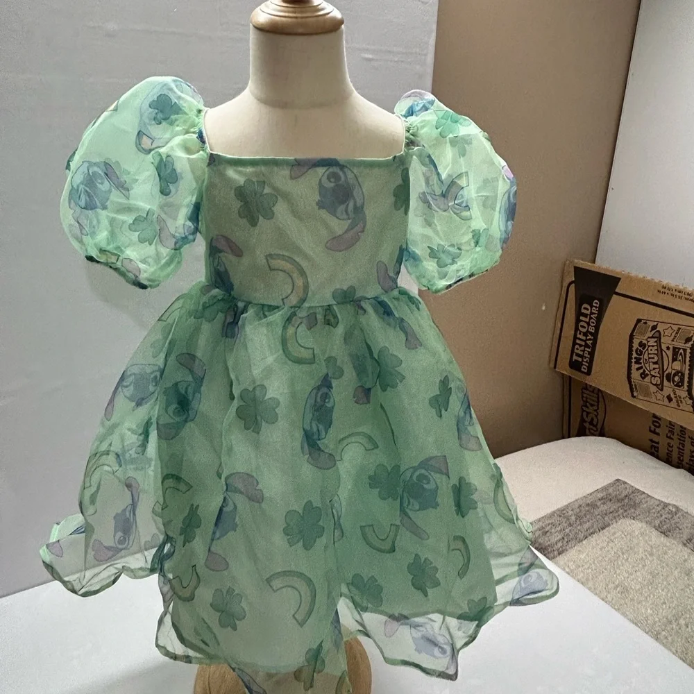 Disney Stitch Mint Green Dress - Picture 4 of 7